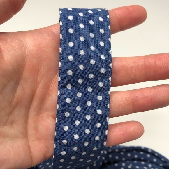 Wild Blue X Sadie Robertson Blue White Polka Dot Button Front Tank Summery Dress - Picture 9 of 14